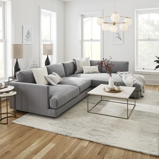 Haven 2-Piece Terminal Chaise Sectional | West Elm (US)