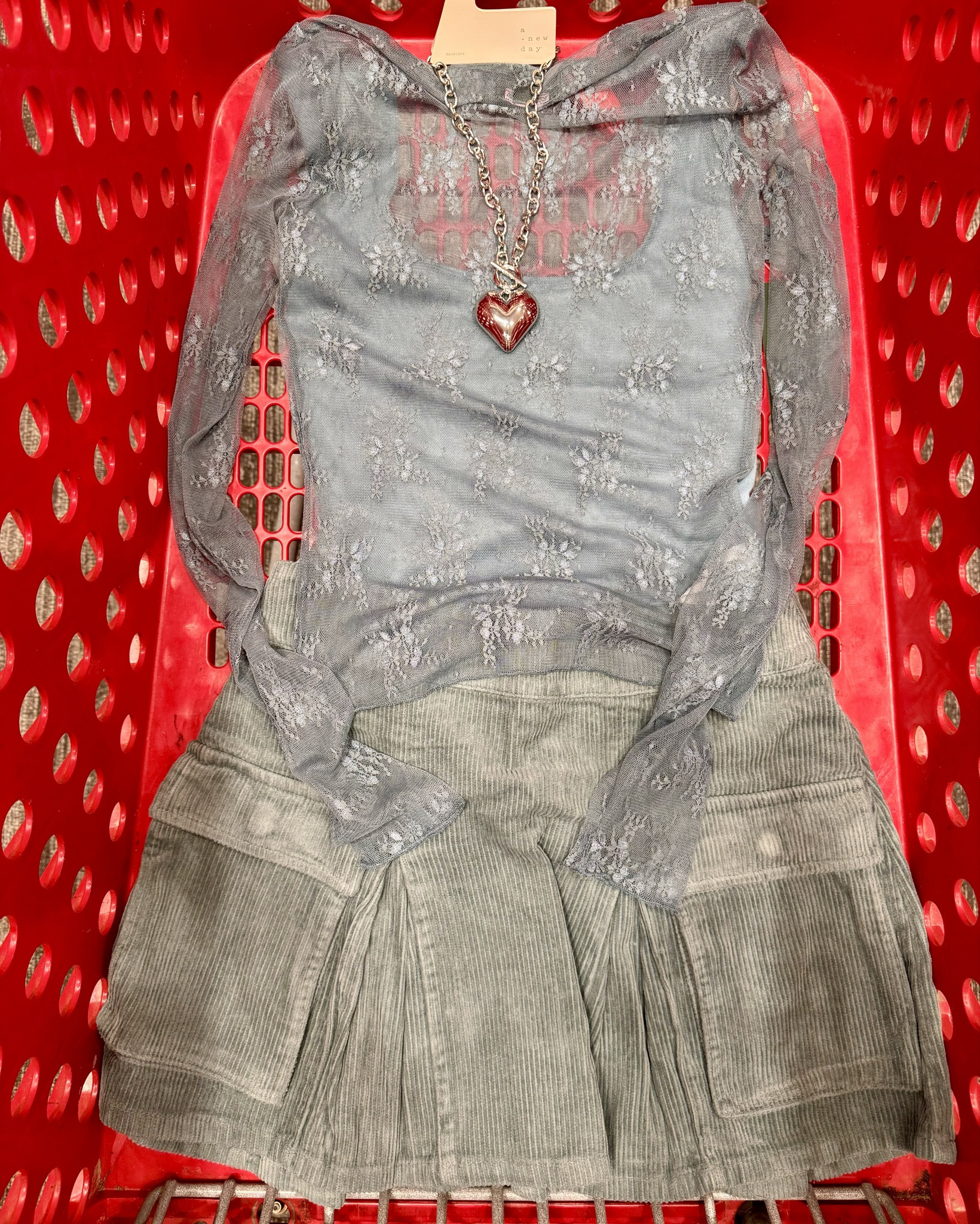 Lace over tanks or under tees, can’t go wrong! The lace adds a feminine touch while the cargo skirt keeps the look edgy. 

#LTKStyleTip #LTKFindsUnder50