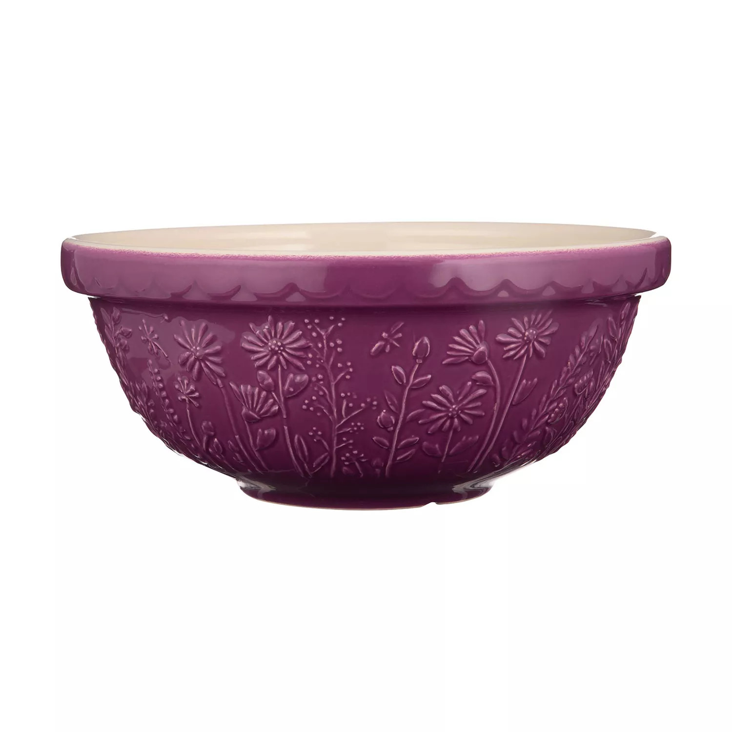Mason Cash Size Purple Daisy Mixing Bowl, 2.85 Qt. | Sur La Table