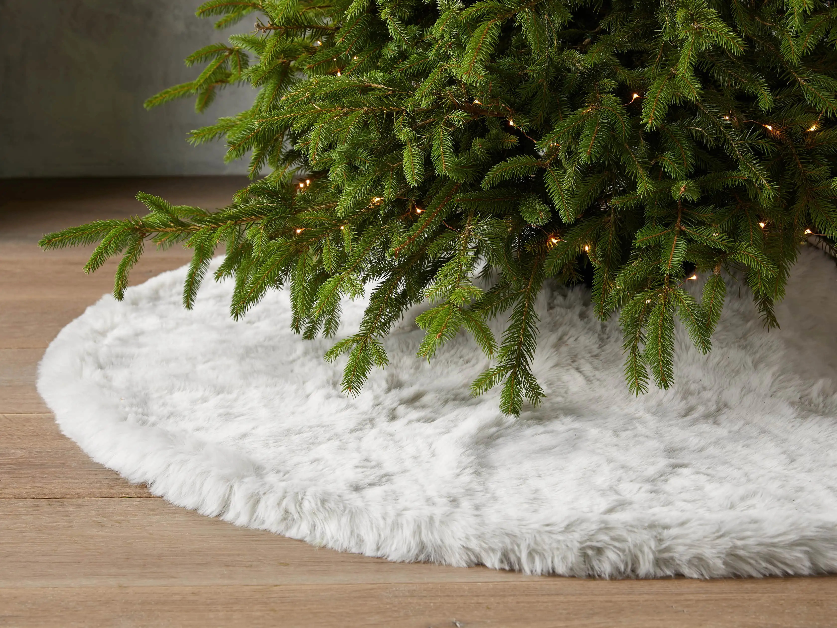 Faux Fur Tree Skirt | Arhaus