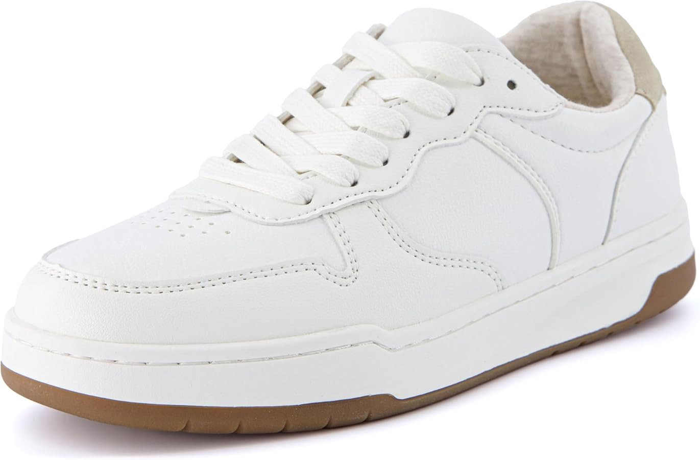 CUSHIONAIRE Women's Serve lace up sneaker +Comfort Foam, Wide Widths Available | Amazon (US)