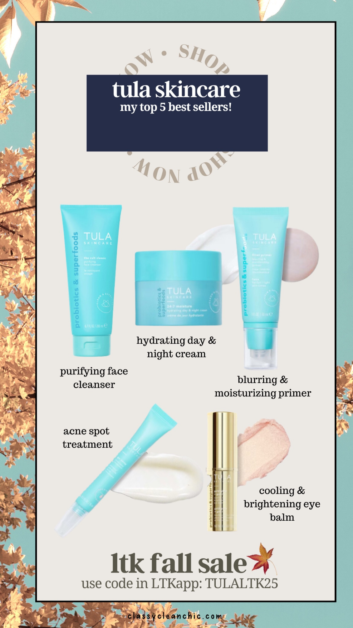 Tula skincare best sellers! Use code TULALTK25 for 25% off sitewide in the the LTK app!

#LTKfindsunder50 #LTKSale #LTKbeauty