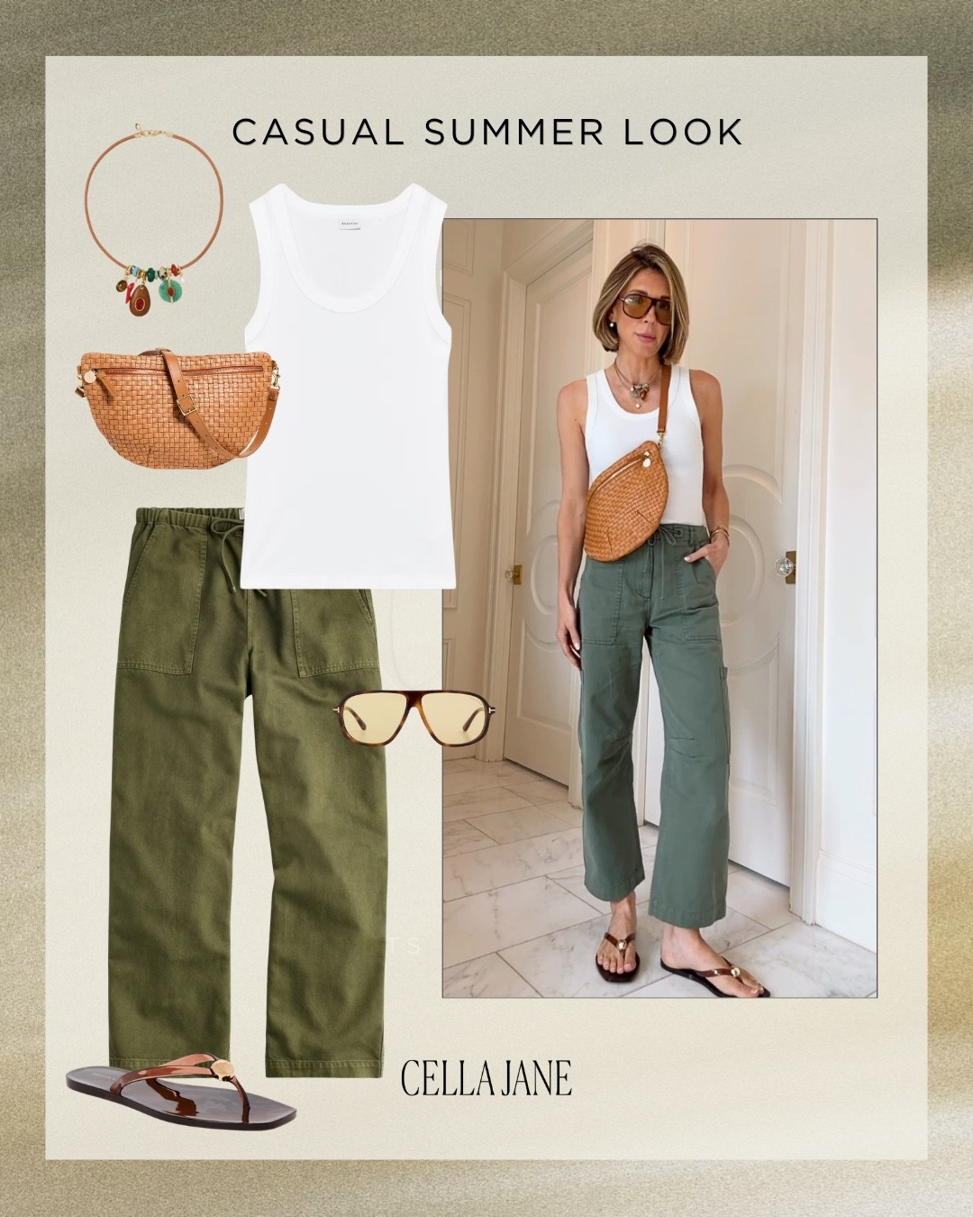 An easy and chic casual summer look with my current favorite pull on pants!

#LTKsummer #LTKstyletip