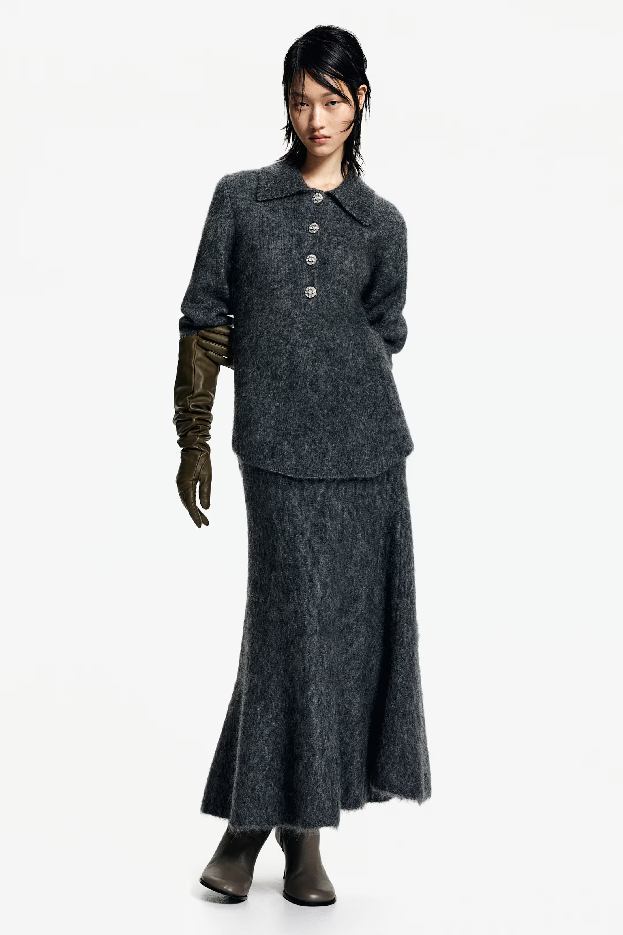 Mohair-blend collared jumper | H&M (UK, MY, IN, SG, PH, TW, HK)