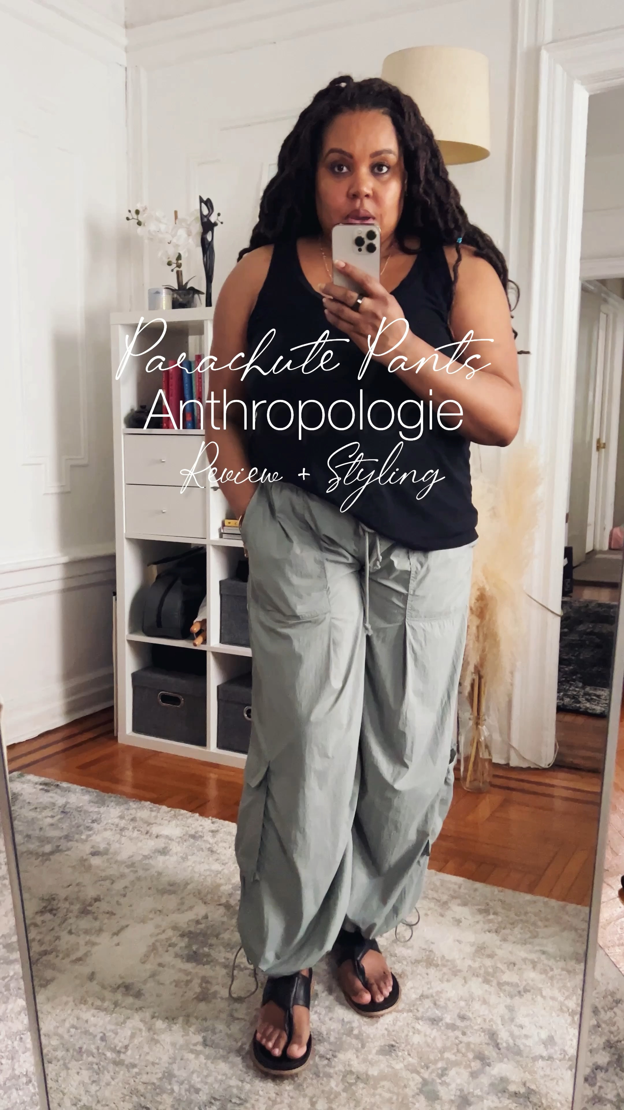 Patranila wears Parachute Pants, Daily Practice Anthropologie. Midsize style fit check, review, bestseller, summer outfit, casual midsize style inspo, size 1X #ltkunder100 #ltkfind 

#LTKcurves #LTKstyletip #LTKSeasonal