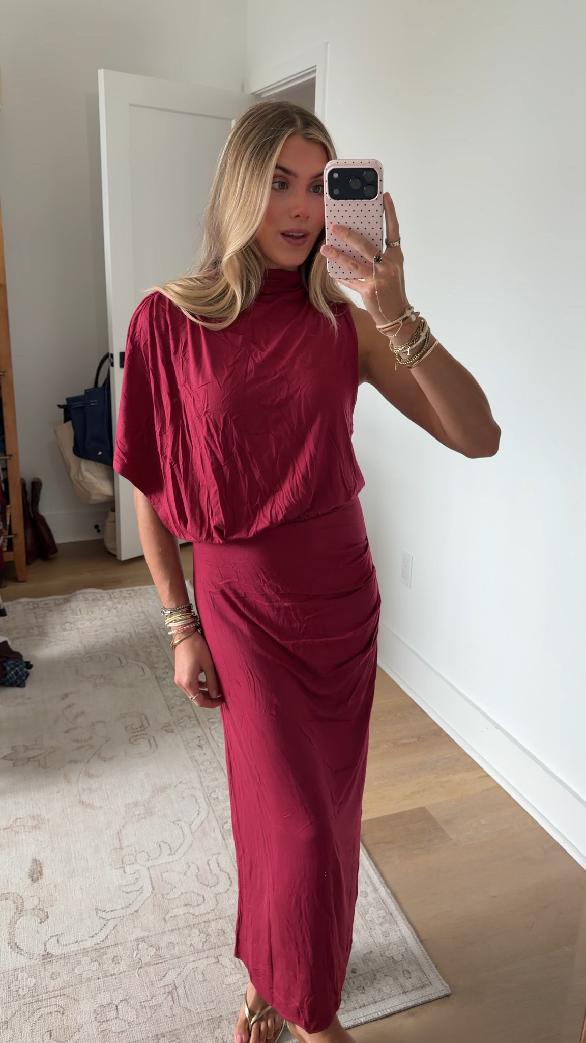 Amazon size small Wenrine Womens Bodycon Maxi Dress Cocktail Sleeveless Party Dresses
Asymmetrical Cape Sleeve,Elegant,Slim Fit,Night Out,High Mock Neck,Floor Length Long Dress,Formal Evening,Wedding Guest

#LTKWedding #LTKSaleAlert #LTKootd