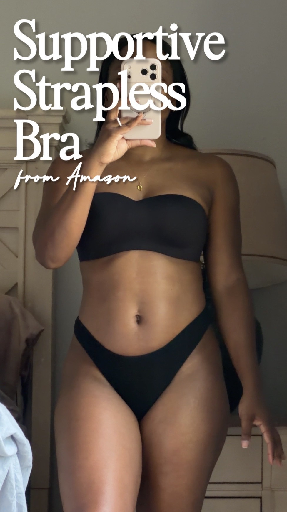 Finally found a strapless bra that actually stays up 👏🏾 This one is supportive, comfortable, smoothing, and works so well under tube tops, dresses, off shoulder outfits, and vacation looks. I love that it gives lift without constantly pulling it up all day, and the seamless fit makes it invisible under clothes.

If you’ve been searching for a supportive strapless bra for larger busts, special occasion dresses, summer outfits, or everyday wear, this is SUCH a good find.

#straplessbra #wirelessbra #supportivebra #seamlessbra #largerbust #fashionessentials #tubeoutfit #summerfashion #amazonfashion #everydayessentials #backlessdress #fashionfinds #wardrobeessentials #undergarments #ltkfashion

#LTKgrwm #LTKootd #LTKmorningroutine