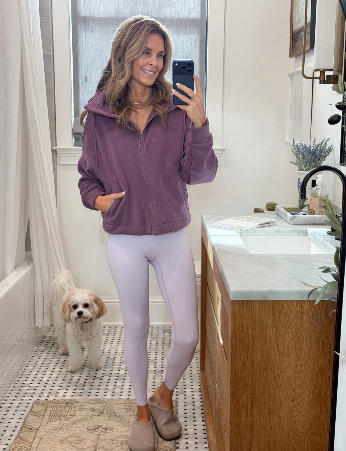 Spanx new fleece arrivals! So cozy with elevated details. I’m 5’6’’ wearing a S in everything! 

#LTKActive #LTKootd #LTKOver40