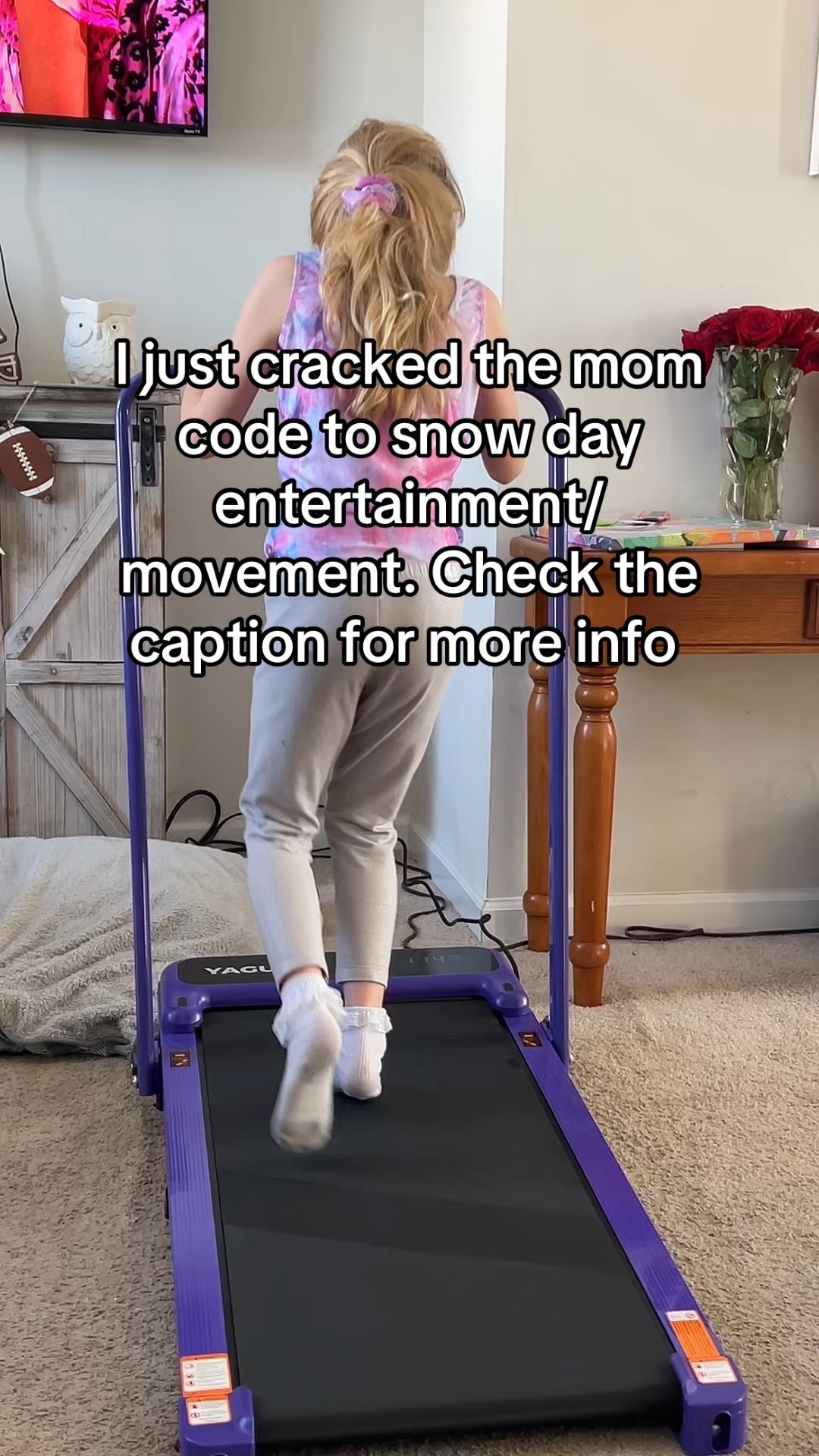 POV: it’s winter, the kids have ✨too much energy✨, and going outside is NOT an option 😅🏃‍♂️ This foldable treadmill = indoor sanity saver ❄️➡️🔥 #TikTokShopFind

#LTKHome #LTKKids #LTKdayinmylife
