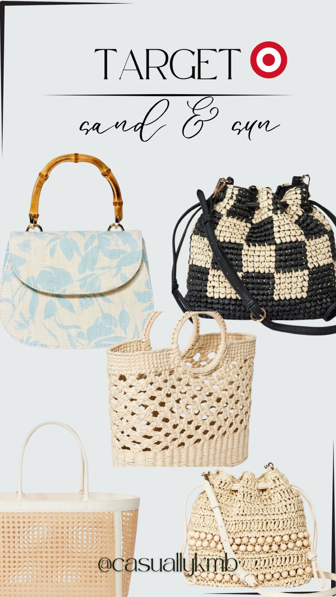The cutest bags for spring at Target.!

#springbreak #vacation #bags #beachbag #cutebags #affordable bags 

#LTKTravel #LTKStyleTip #LTKMostLoved
