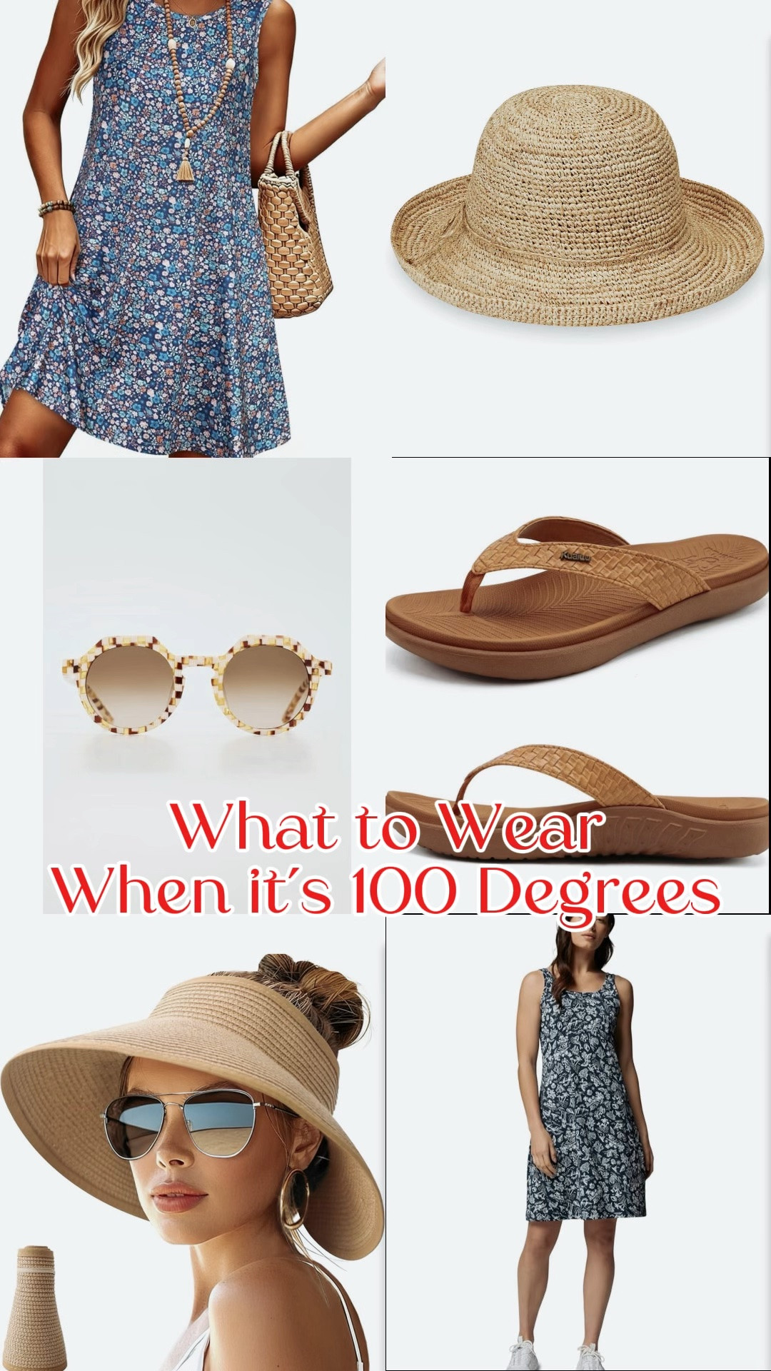 Heat-wave ready! Breezy sundress + strappy sandals, oversized straw hat, SPF 50 sunscreen & a cooling face mist to keep you fresh all day. Tap to shop my lightweight summer staples ☀️👒💧

#LTKOver40 #LTKTravel #LTKWorkwear