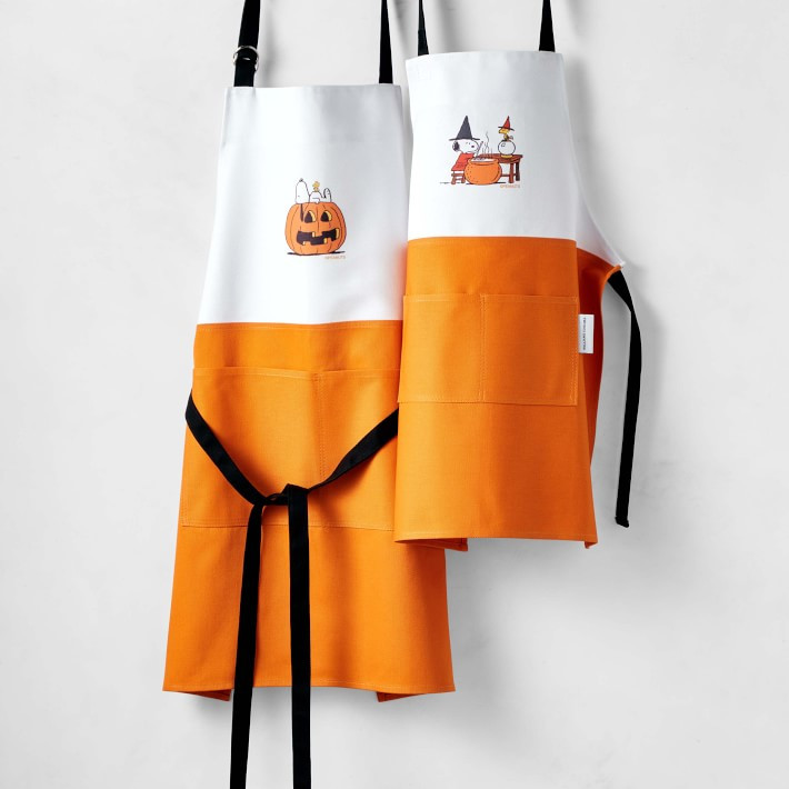 PEANUTS™ Halloween The Great Pumpkin Aprons | Williams-Sonoma