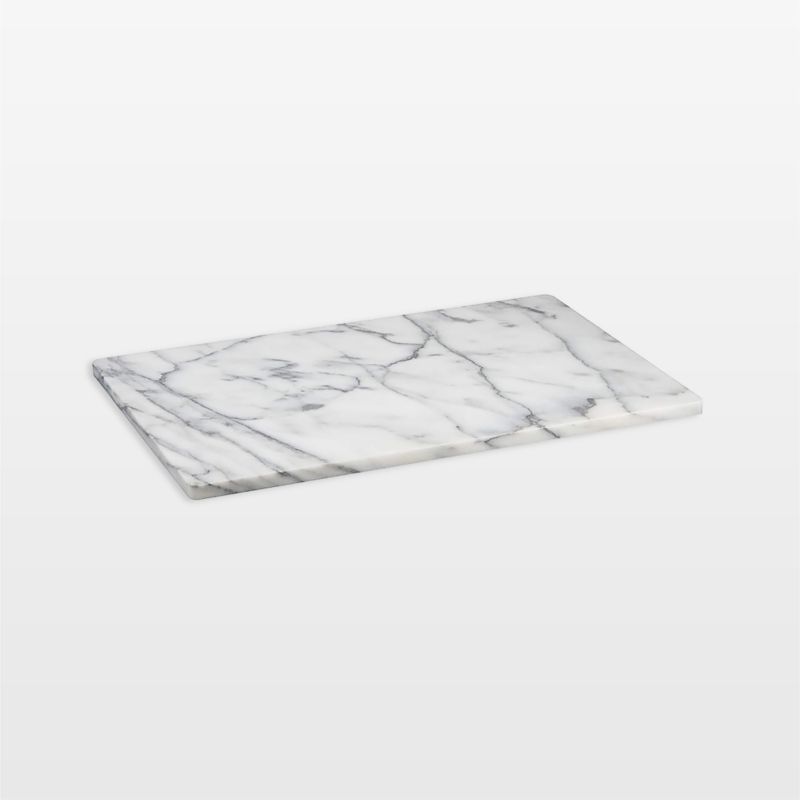 French Kitchen White Marble Pastry Slab + Reviews | Crate & Barrel | Crate & Barrel