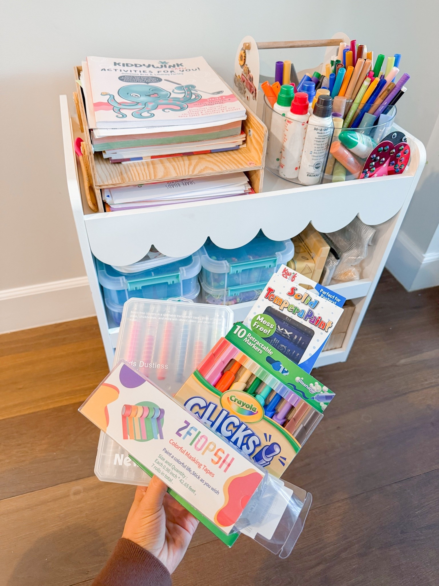 Our updated art cart for our 3 kids

#LTKmomlife #LTKActive #LTKdayinmylife