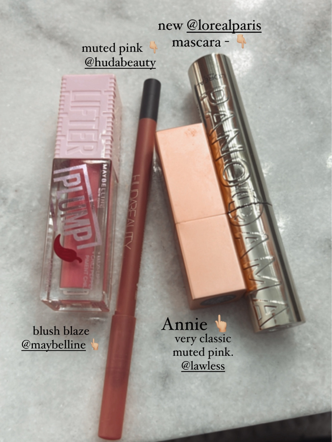 Todays picks — 🤎⚡️👄 some of my fave brands and tried the new L’Oreal mascara & it’s GOOD. 

Makeup / beauty / nude lip / lawless / Maybelline / lip gloss / Huda beauty / Holley Gabrielle 

#LTKstyletip #LTKbeauty #LTKfindsunder50