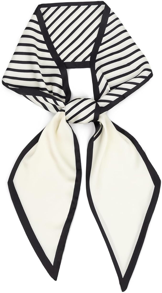 vimate Fashion Satin Hair Scarf - Women's Silk Feeling Neck Belt Scarf Purse Handbag Accessories ... | Amazon (US)