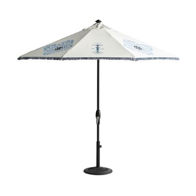 9' Round Colome Tile Designer Umbrella | Frontgate