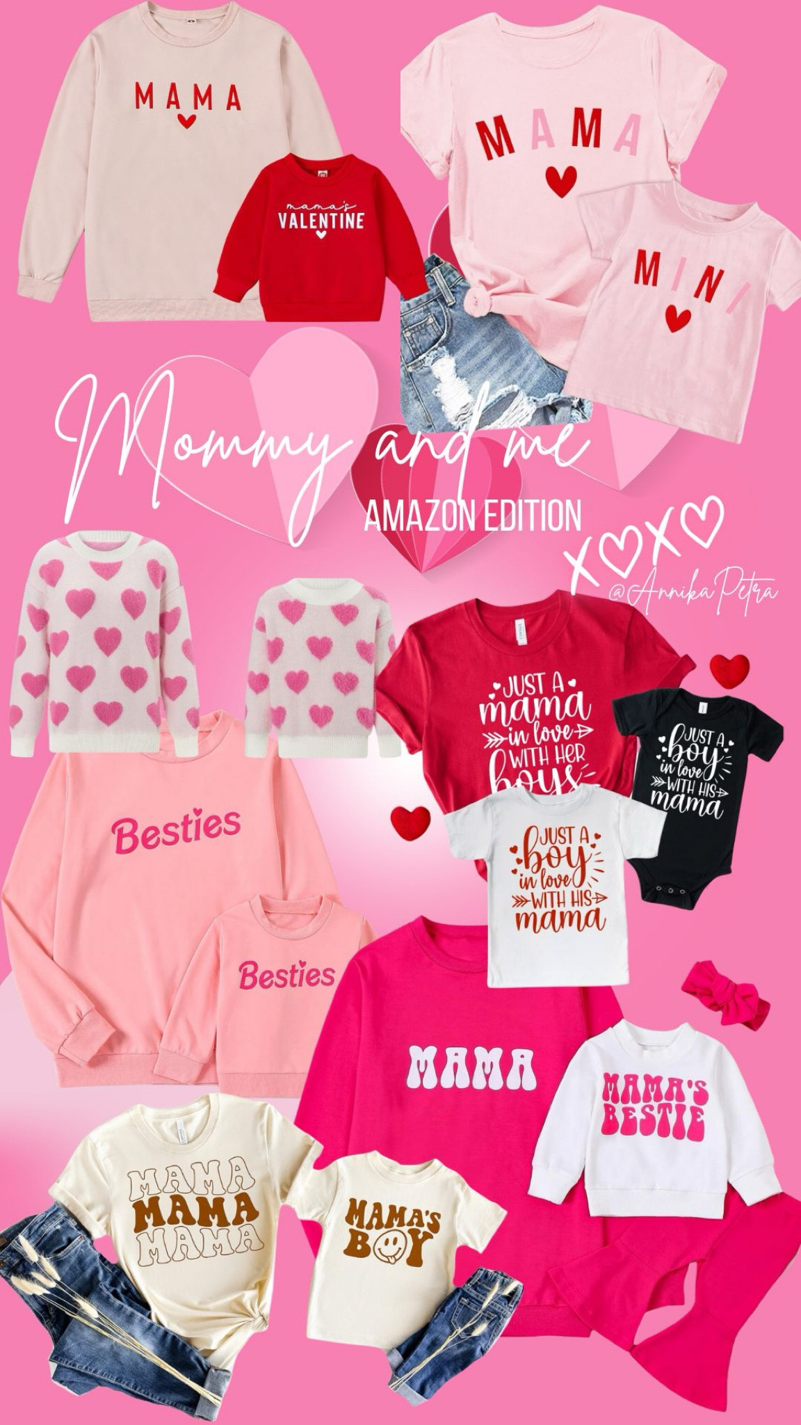 Adorable mommy and me styles, perfect for Valentine’s Day! 💝 💌 💘 💖 👯‍♀️ 

#LTKfindsunder50 #LTKfamily #LTKSeasonal