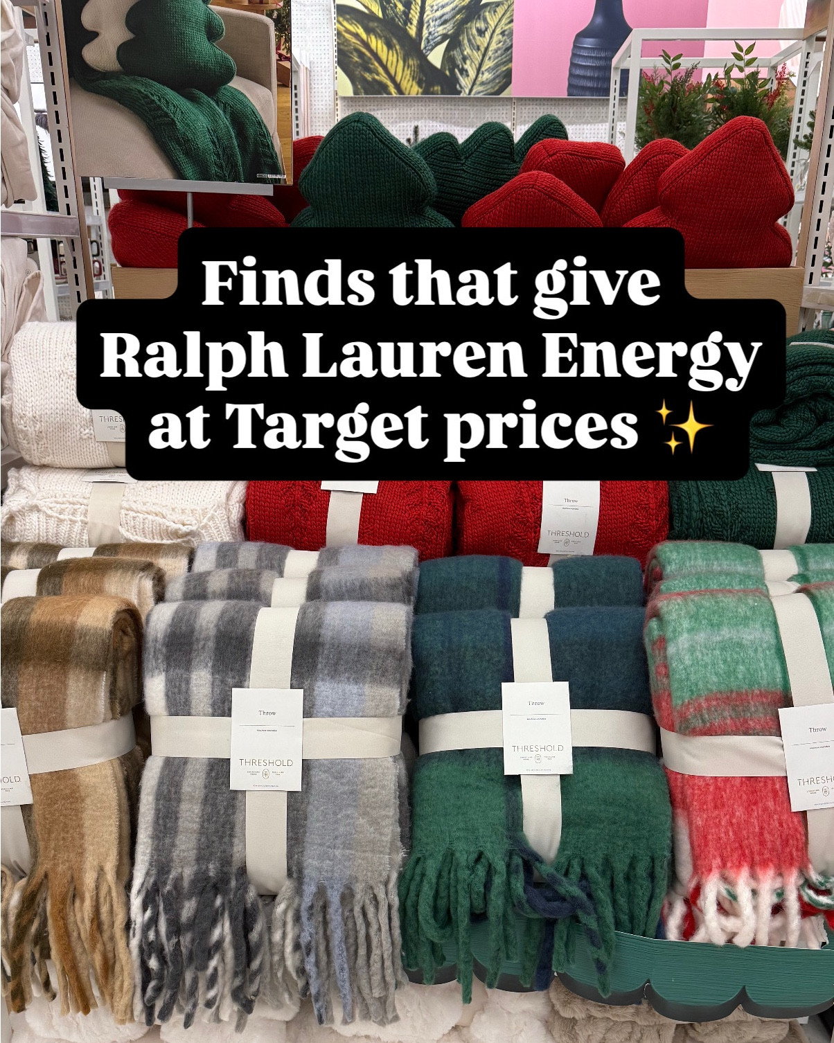 If it gives Ralph Lauren vibes and doesn’t break the bank… I need it. 😍

Target is quietly serving major RL-inspired decor and fashion right now and I’m HERE for it. 🙌🏼

#targetfinds #designerinspired #homedecor 


#LTKHome #LTKmomlife #LTKHoliday
