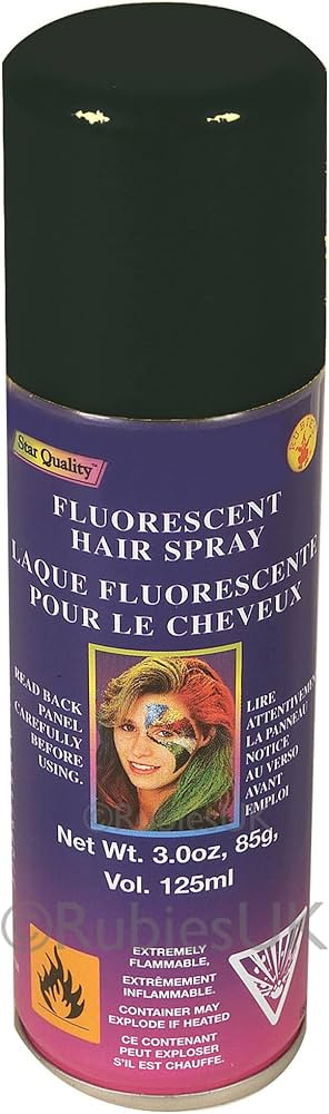 Rubies Wash Out Hair Color Spray for Themed Parties and Halloween, Black | Amazon (US)