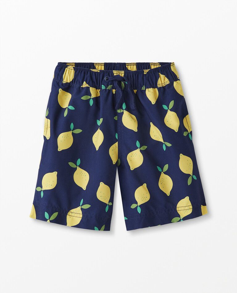 Recycled Print Swim Trunks | Hanna Andersson