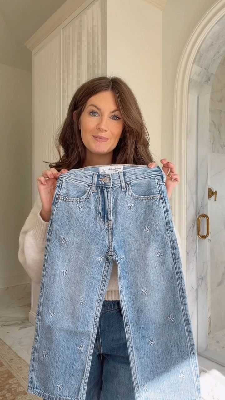 #AbercrombiePartner I love @abercrombiekids denim - it fits my kids so well and they love the cute designs! Plus, they’re really comfortable for all-day wear. You can get 40% off all jeans* (20% off everything else!**) and save an extra 15% off with stackable discount code DENIMAF***. By the way, the waistband is adjustable on these for the perfect fit! 

*Offer valid in stores and online August 5, 2026 to August 10, 2026 in US/CA. Excludes clearance. Online price reflects discount.
**Offer valid in stores and online August 5, 2026 to August 10, 2026 in US/CA. Exclusions apply as indicated. Online price reflects discount.
***Use code DENIMAF to get an additional 15% off almost everything in stores and online at checkout from August 5, 2026 to August 10, 2026 in US/CA. Exclusions apply. See details online.