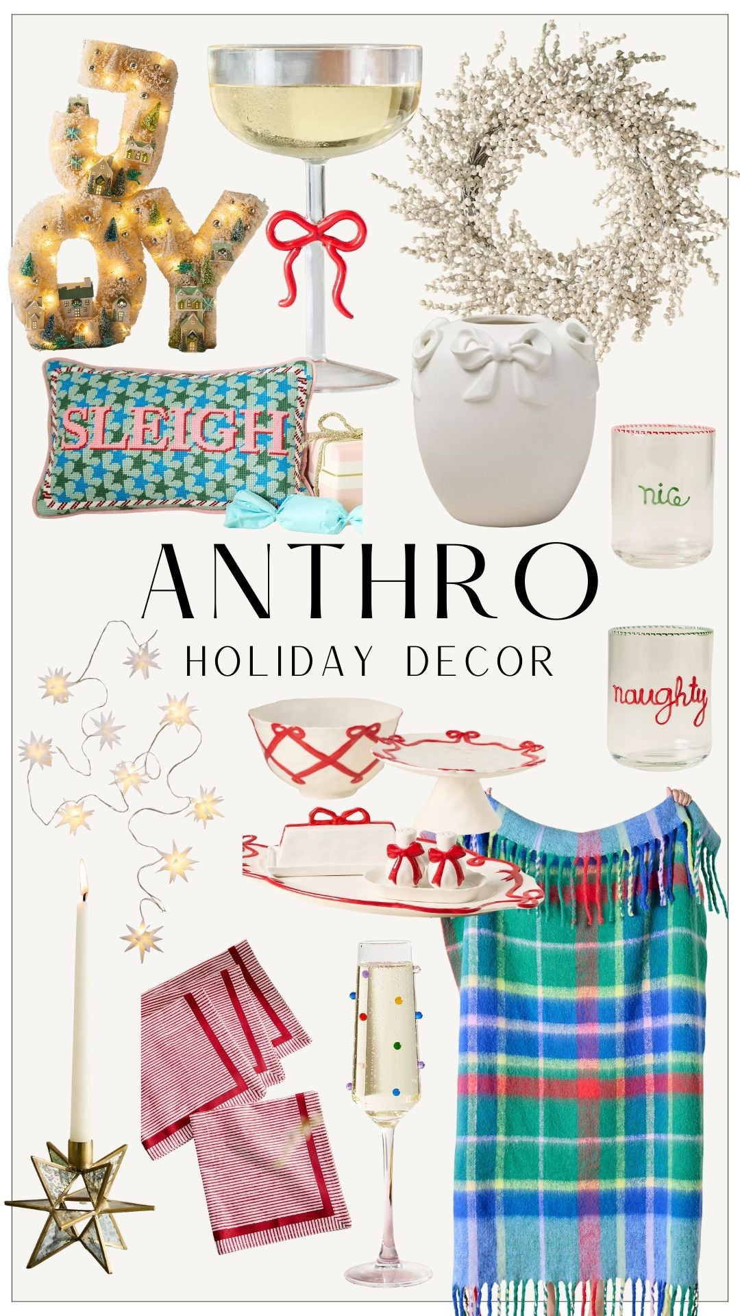 Anthropologie holiday decor! 

#LTKHome #LTKSeasonal #LTKHoliday