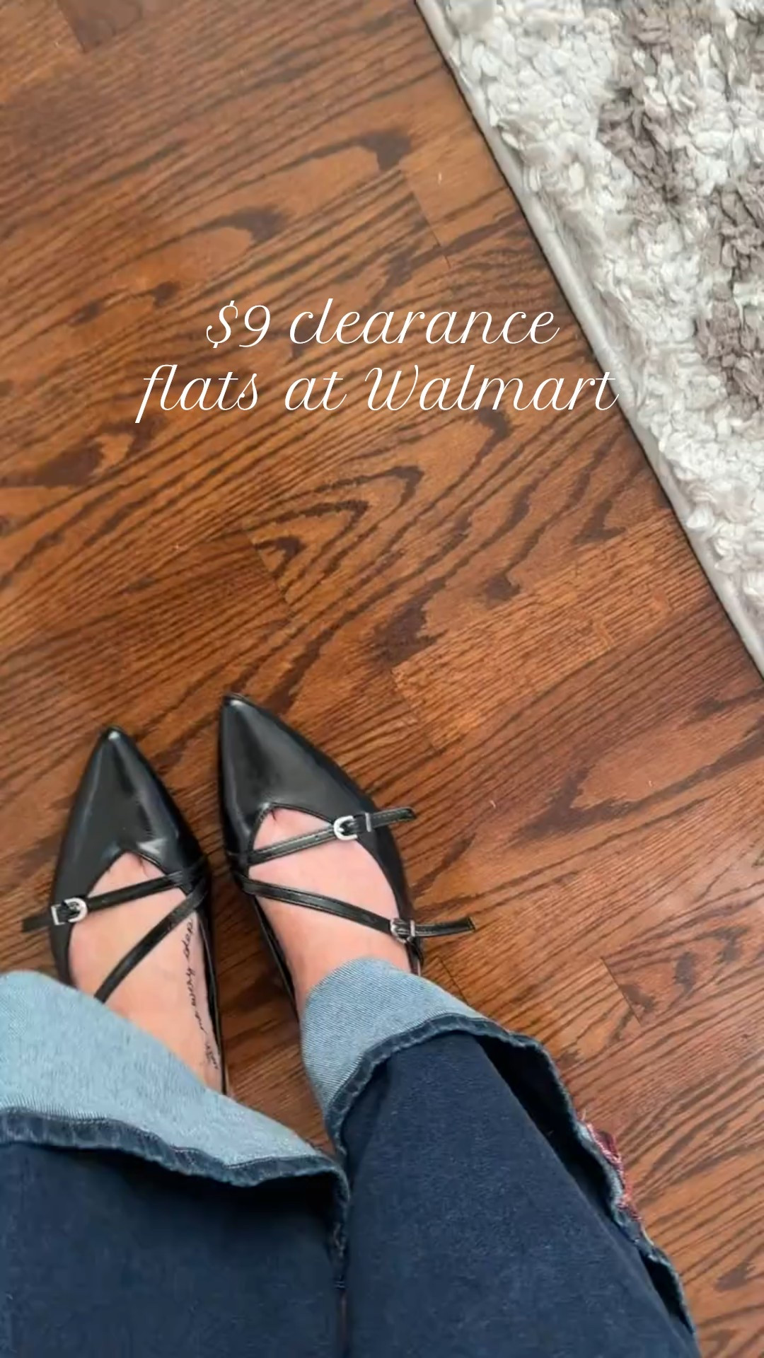 ➖$9 ⛔️CLEARANCE! Flats from Walmart➖

✔️Black Pointed Toe Flats with Buckles 〰️ TTS @walmartstyle 

flats, workwear flats, shoes, black shoes, black flats, pointed toe, pointy toe, buckles, straps, strappy, work, dressy, office, stacked heel, cushion, walmart, time & tru, silver buckles, silver hardware

#LTKootd #LTKWorkwear #LTKTravel