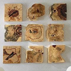 Uttermost Bahati Natural Wood 9-Piece Wall Decor Set | Lamps Plus