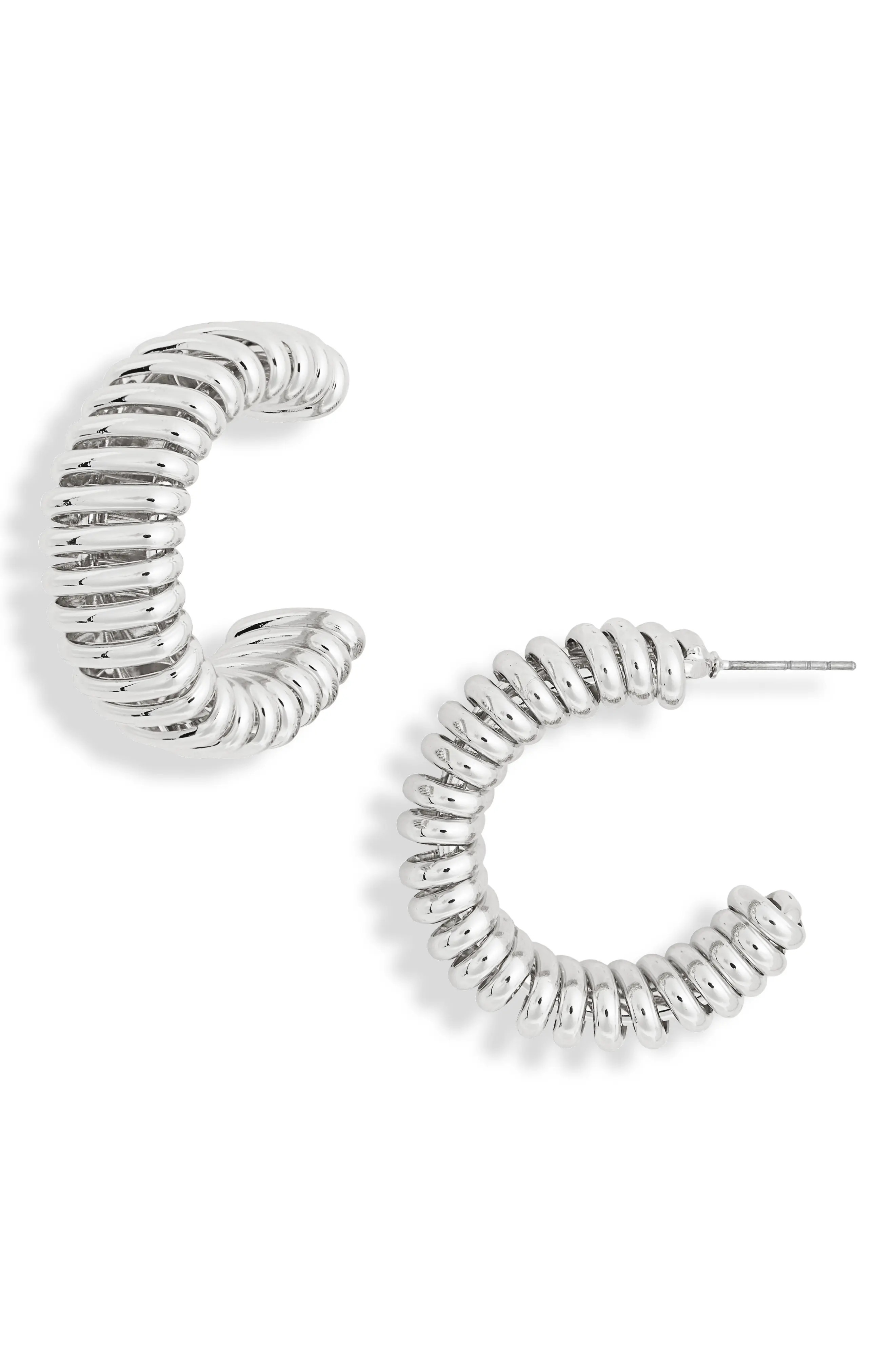 Ribbed Hoop Earrings (Women) | Nordstromrack | Nordstrom Rack