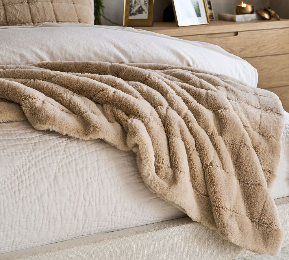 Fluffy Fur Blanket | Pottery Barn (US)