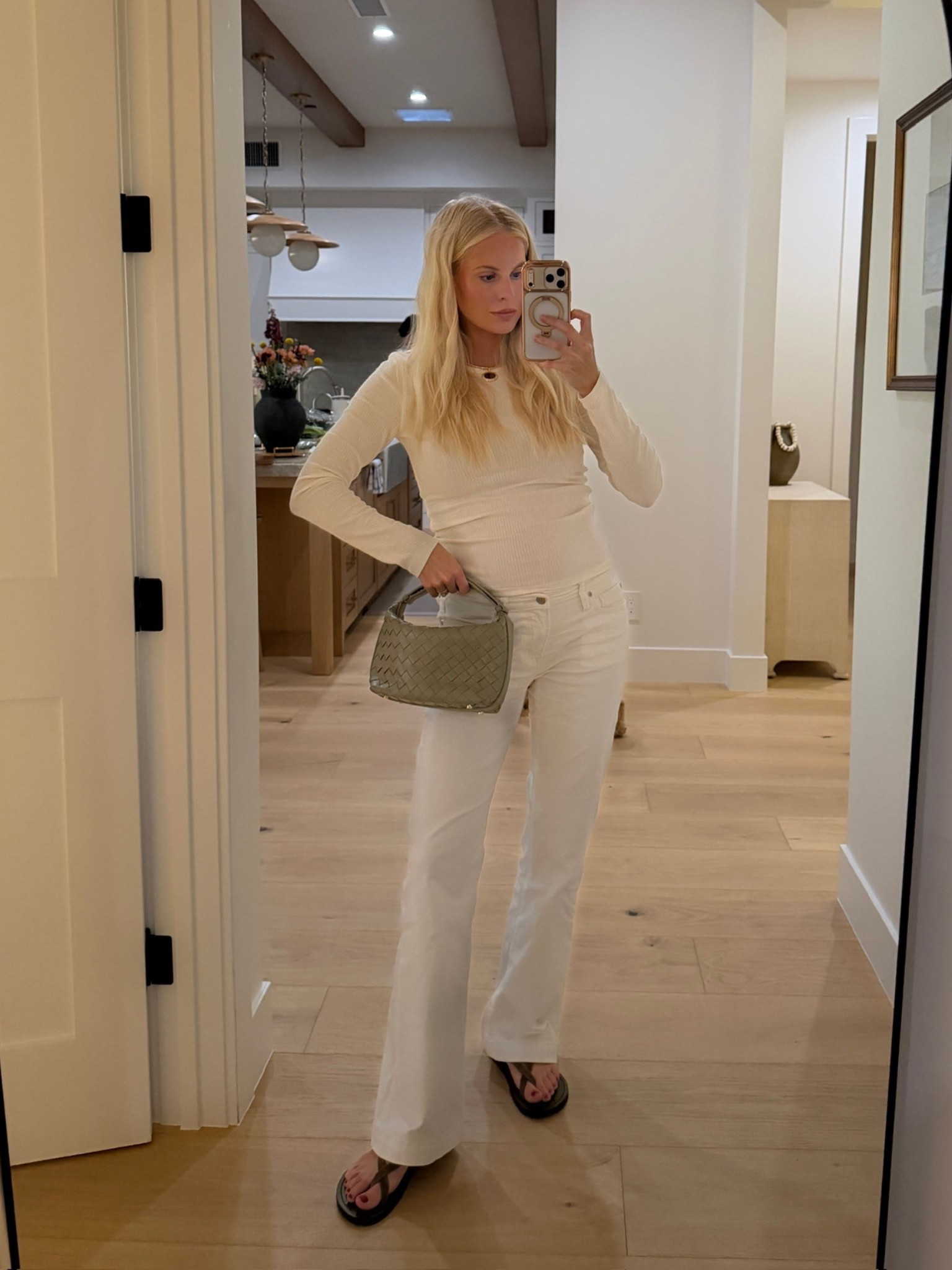Wearing a small in top, 29 reg in bottoms- sized up for pregnancy, shoes are tts! #kathleenpost

Lunch look, errands outfit, coffee date, winter white

#LTKootd #LTKdayinmylife #LTKSeasonal