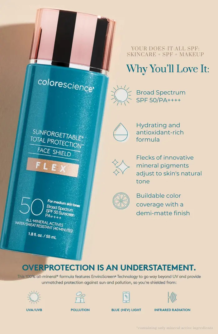 Sunforgettable® Total Protection® Face Shield Flex SPF 50 | Nordstrom