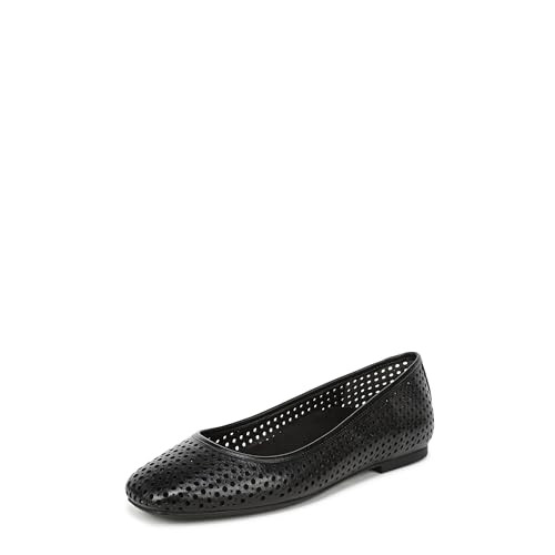 Vionic Orinda Perf Ballerina/Skimmer Shoes Black Leather 11 W | Amazon (US)