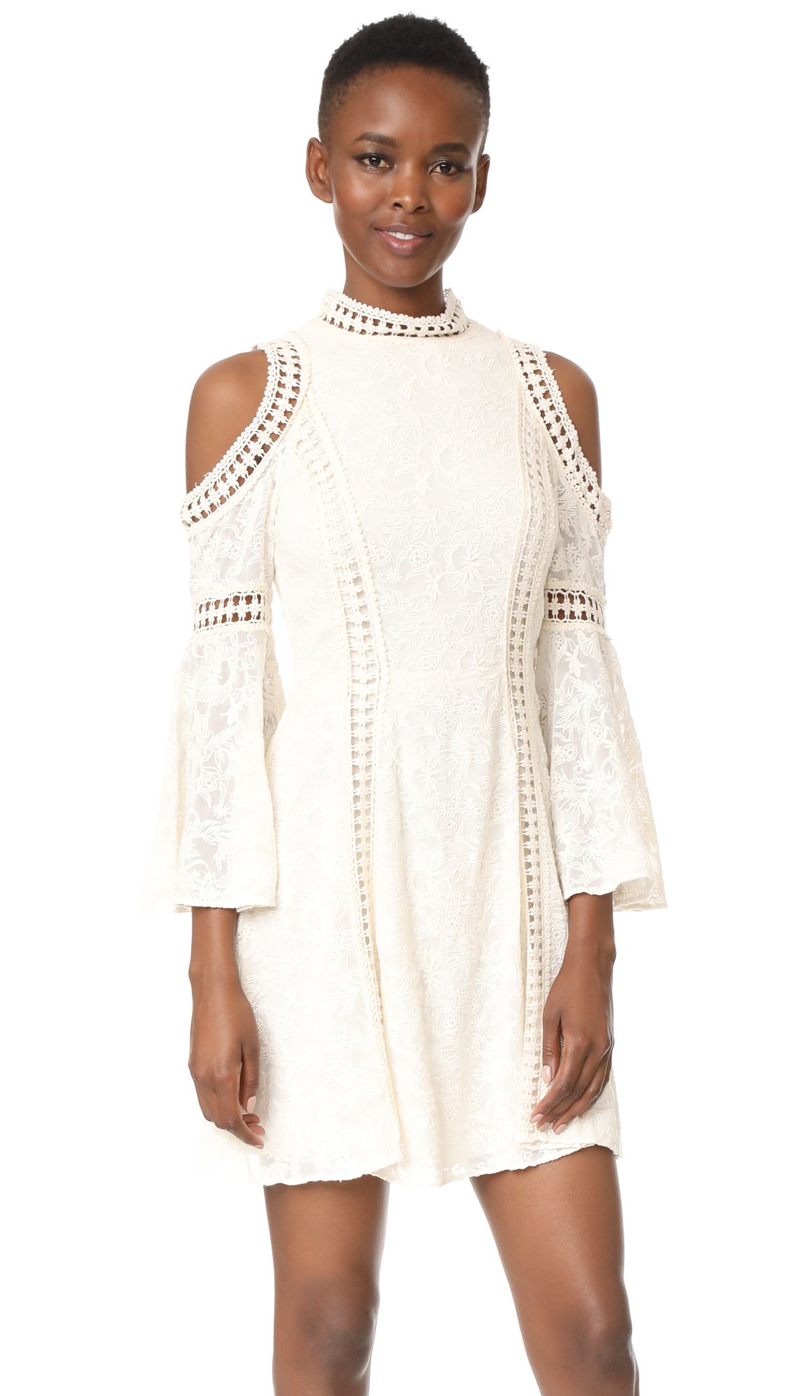 alice + olivia Enya Cold Shoulder Dress | Shopbop