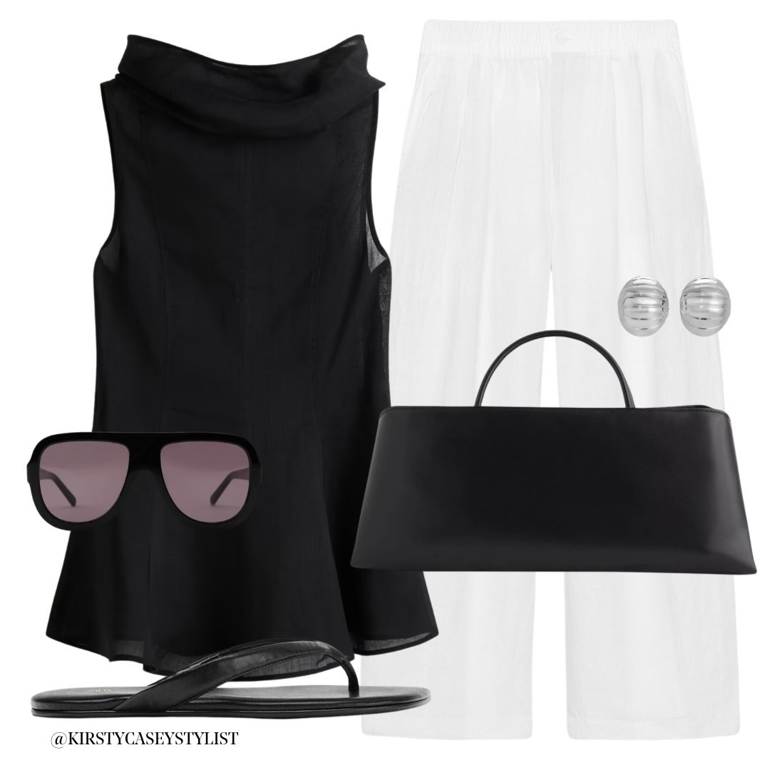 You can never go wrong with a monochrome look!🖤

#summeroutfit #linenoutfit #elevatedbasics #styleinspo #hmhaul

#LTKeurope #LTKspring #LTKstyletip