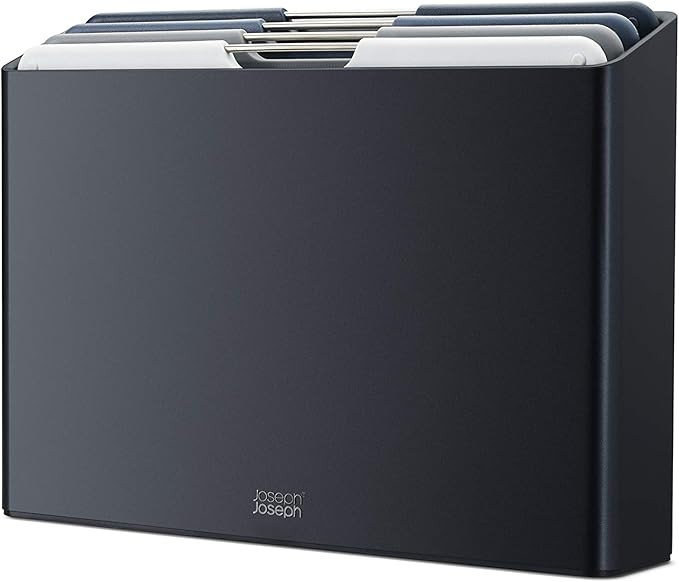Joseph Joseph Folio Plastic Cutting Board Set with Storage Case Color-Coded Easy-Access Design Di... | Amazon (US)