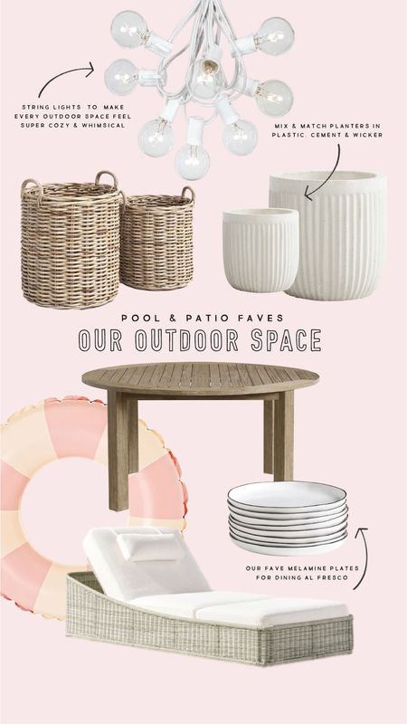 Pool & patio favorites from our outdoor space!

#LTKSeasonal #LTKfamily #LTKhome