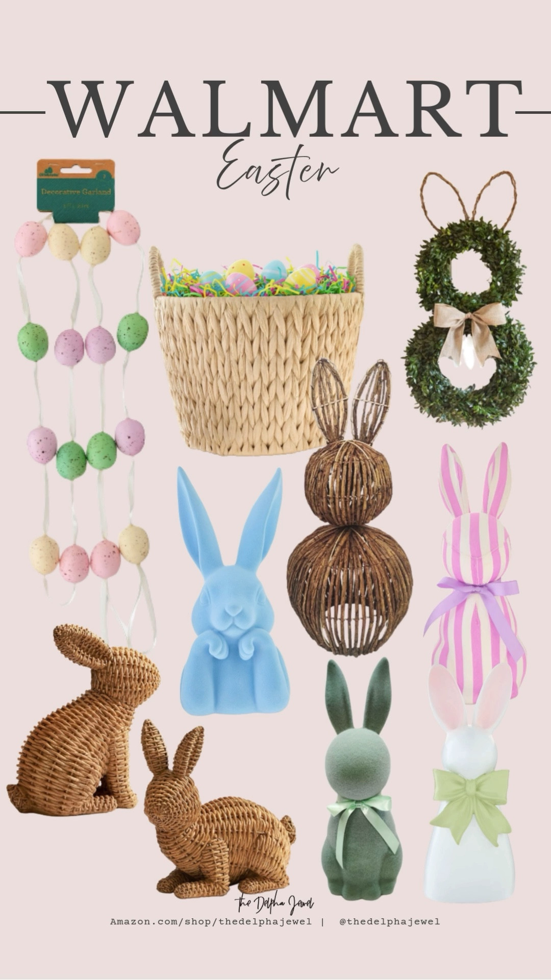 The cutest Easter decor at Walmart 🐣🐰

Easter basket, rattan bunnies, tablescape, Easter galand, felt bunny decor, Easter bunny door hanger

#LTKHome #LTKSeasonal