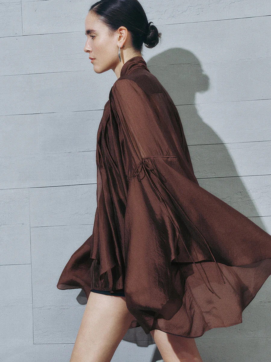 Ruffle Hem Oversized Shirts | Urban Revivo