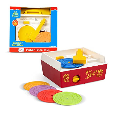Fisher Price Classics - Record Player - Retro, Tactile Interactive Retro Toy for Kids, Girls, Boys, Toddlers, Baby, Preeschooler, Unisex 18 Months + | Amazon (US)