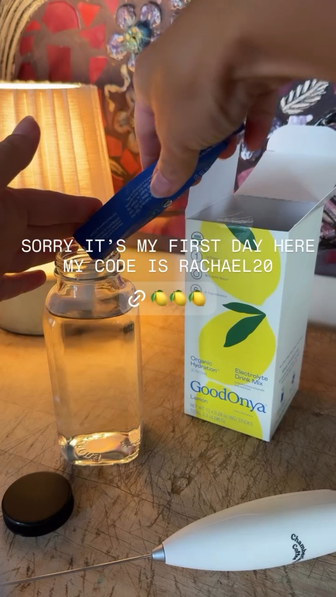 My code — RACHAEL20 — works on the GoodOnya site, xx. 

**Linked through Amazon + discount code won’t work, but it will on goodonyaorganic.com 🫶🏼