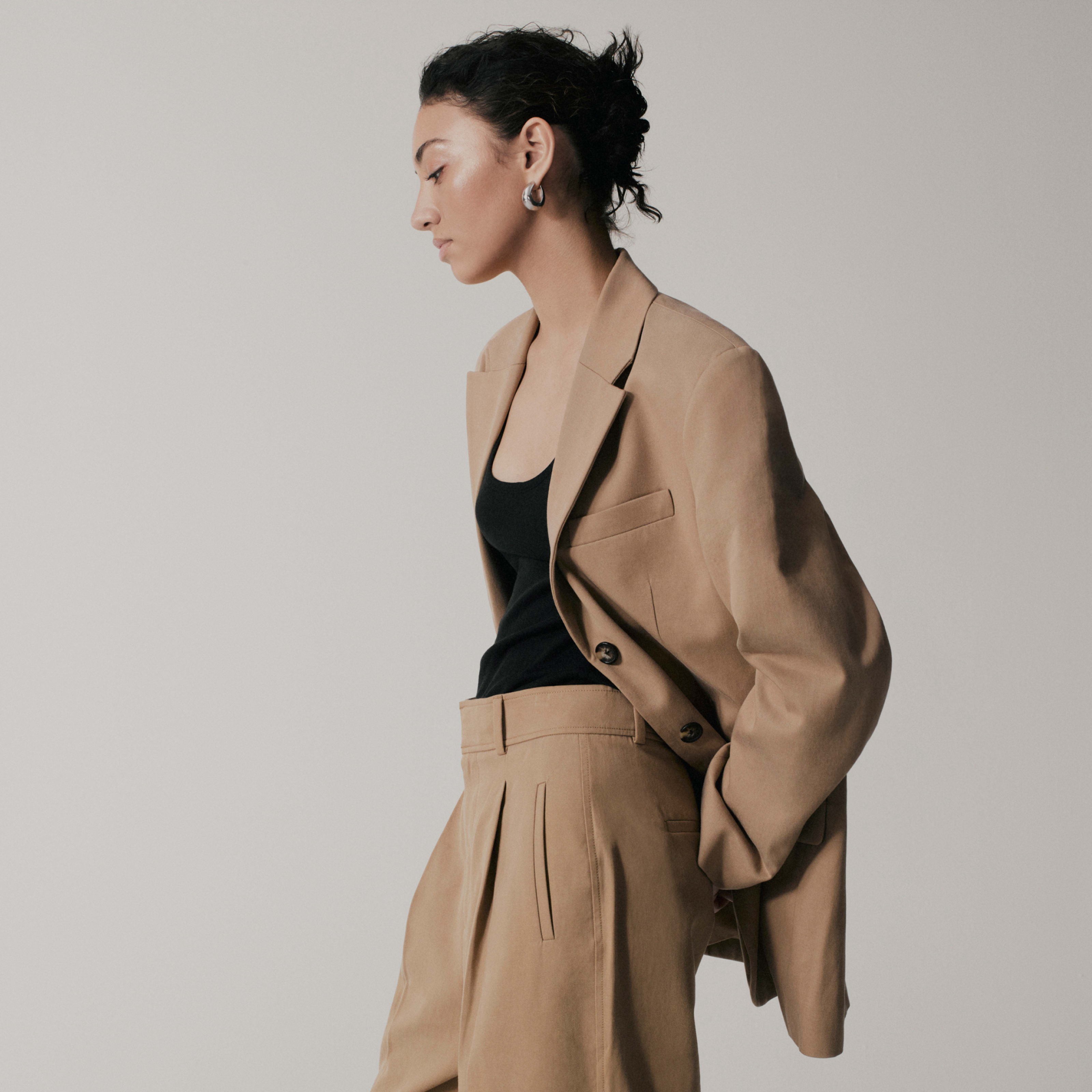 Women's '80s Blazer by Everlane in Ash Brown, Size 2 | Everlane