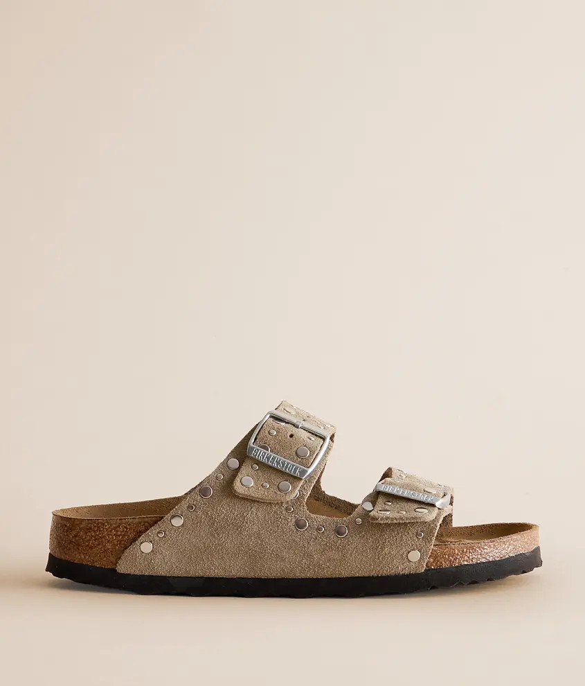 Arizona Rivets Suede Sandal | Buckle