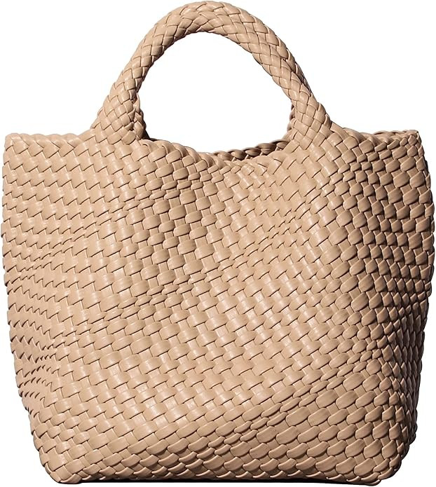 Women's Tote Bag Large Capacity Handbags And Purse For Ladies (Apricot) | Amazon (US)