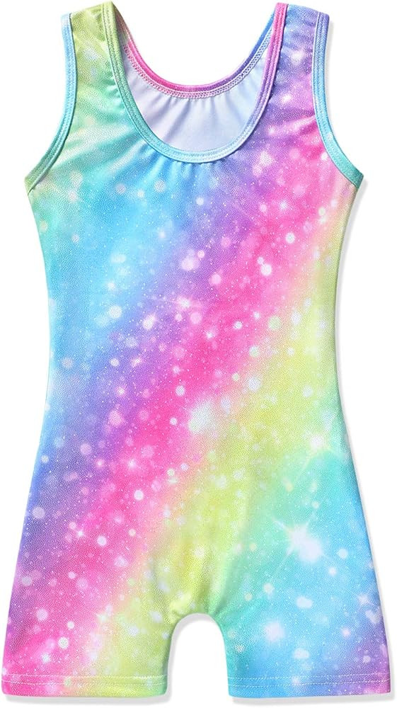 Gymnastics Leotards for Girls Toddlers Biketards Unicorn Dinosaur Rainbow Mermaid Leopard Donut G... | Amazon (US)