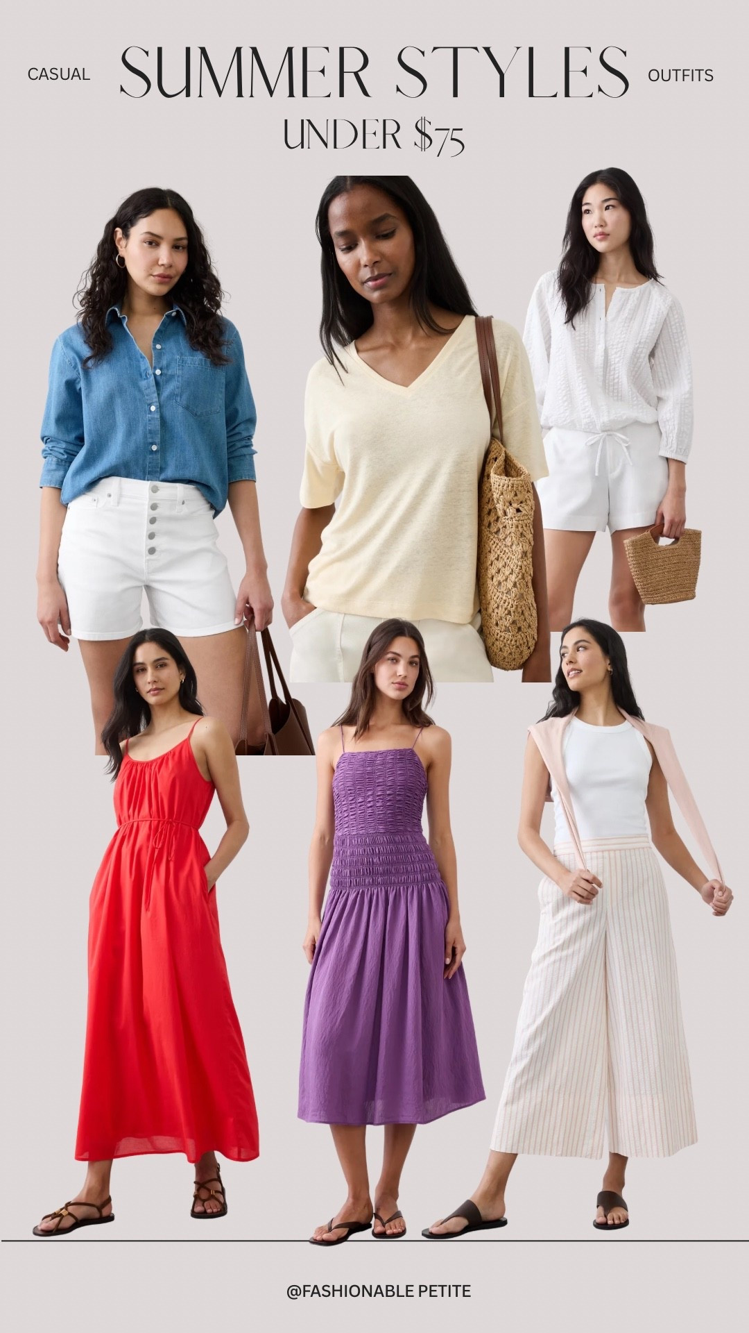 Casual summer outfits under $75! 

Summer outfit, petite, summer dress, summer outfits, petite outfits

#LTKPetite #LTKSaleAlert