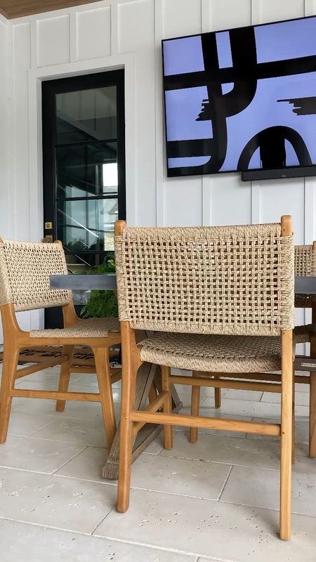 These woven outdoor patio chairs are 20% off for Memorial Day! They are super comfortable abs easy to clean. 

Outdoor furniture
Patio furniture
Dining chair


#LTKhome #LTKsalealert #LTKstyletip