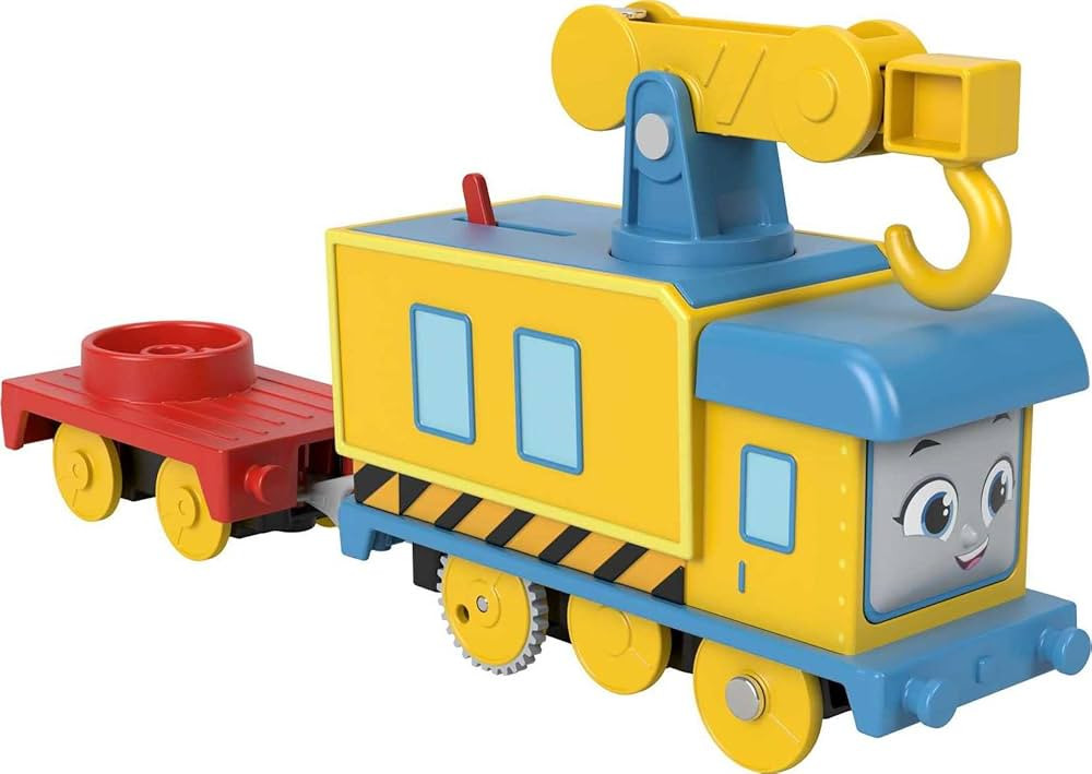 Fisher-Price Thomas & Friends Motorized Toy Carly The Crane Battery-Powered Rail Vehicle For Pres... | Amazon (US)