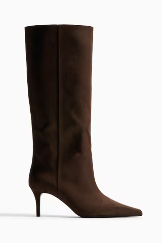H & M - Kniehohe Stiefel - Braun - Damen | H&M (DE, AT, CH, NL, FI)